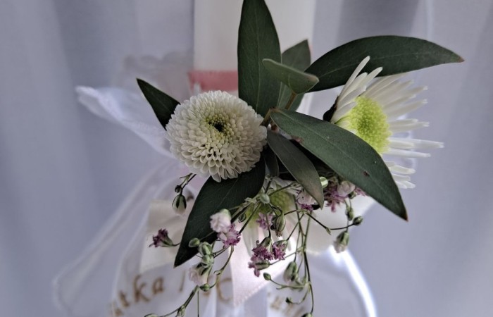 bukiet białych kwiatów