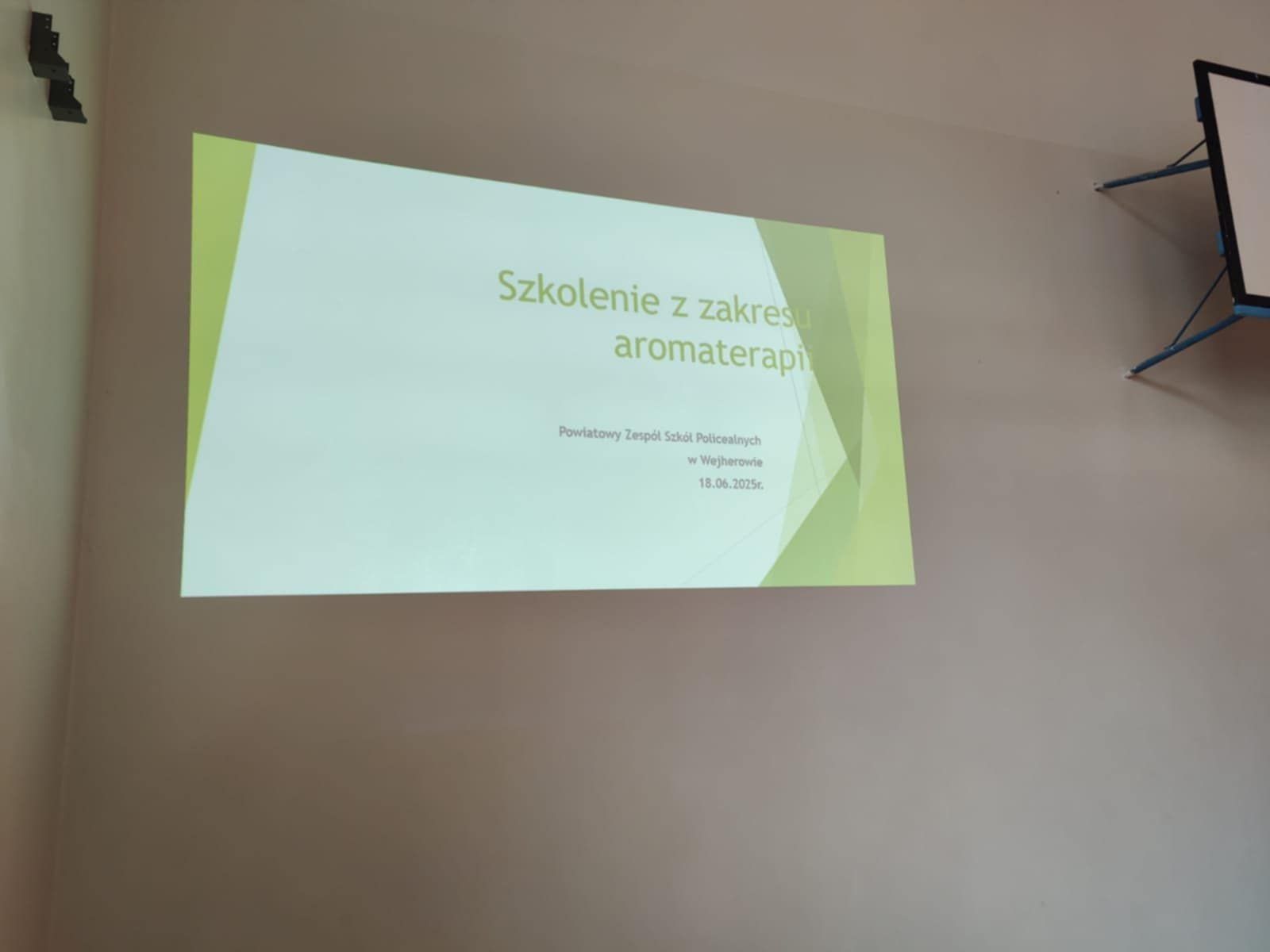 Widok na slajd z prezentacji.